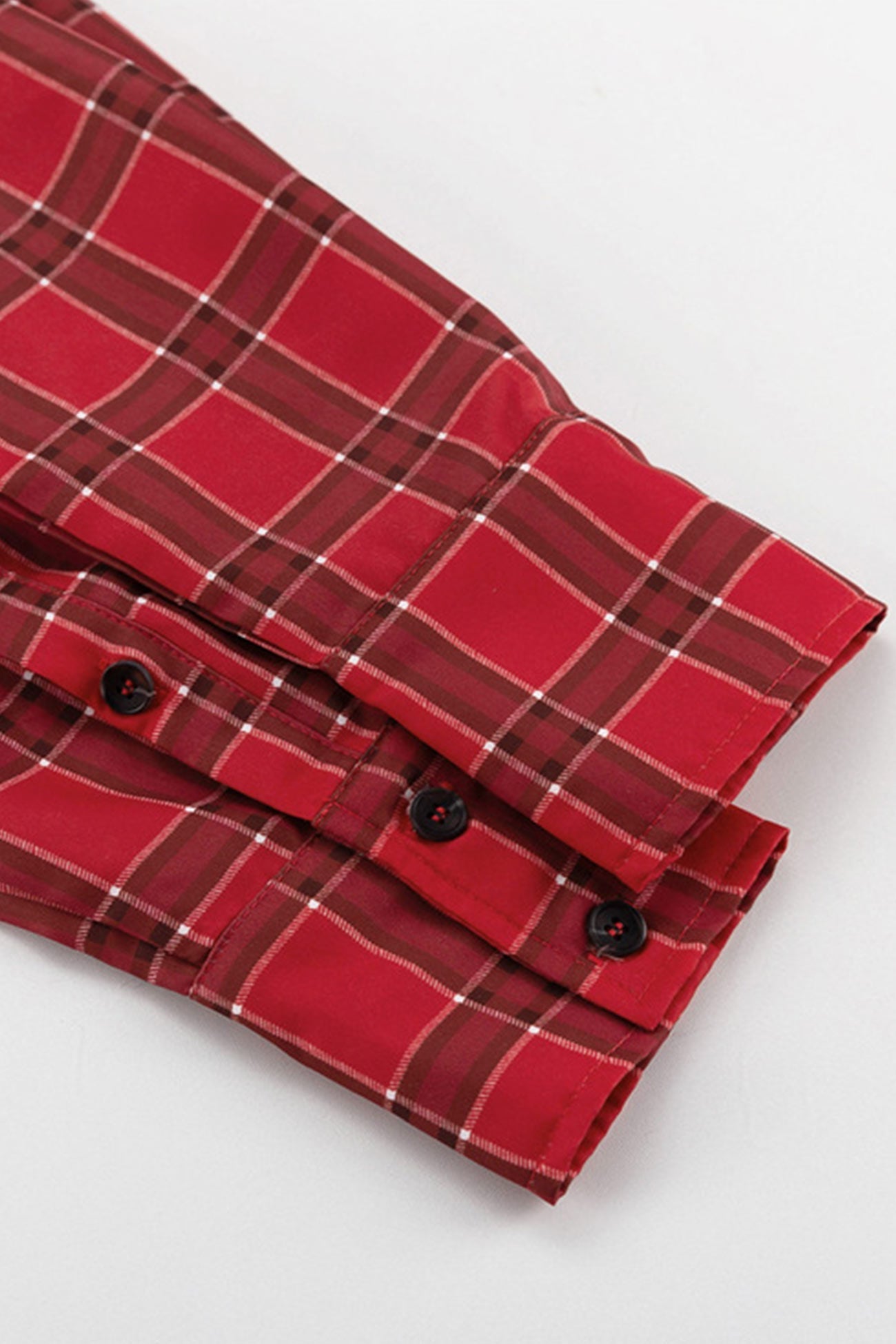 Lucía | Checked single breasted loose blouse