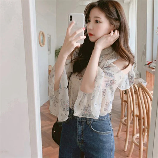 Laura® | Blouse Met Off-The-Shoulder Design
