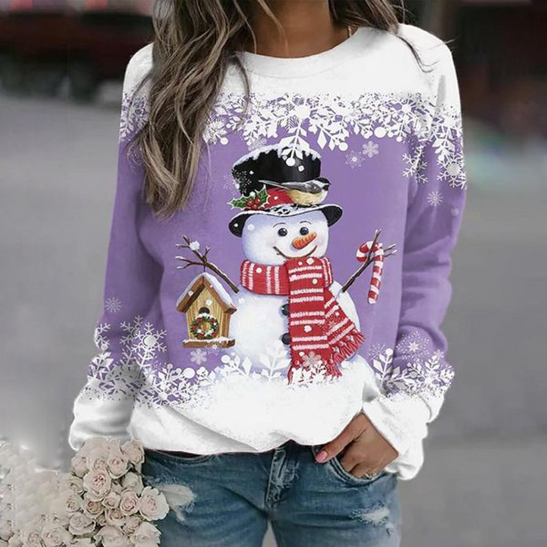 Francisca | Christmas sweater with snowman