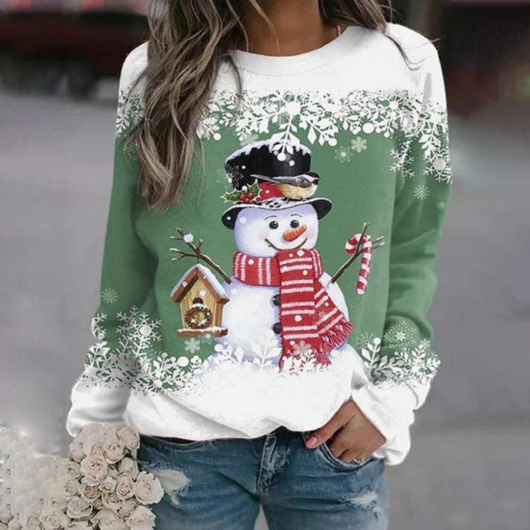 Francisca | Christmas sweater with snowman