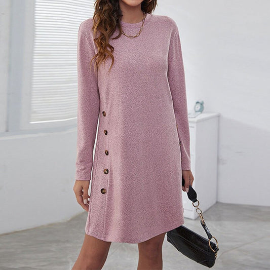 Aubrey® | Chic Casual Long-Sleeved Mini Dress