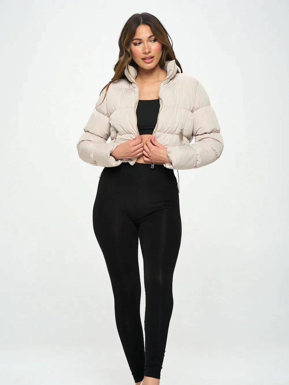 Zenaida | Short padded jacket with a matt finish
