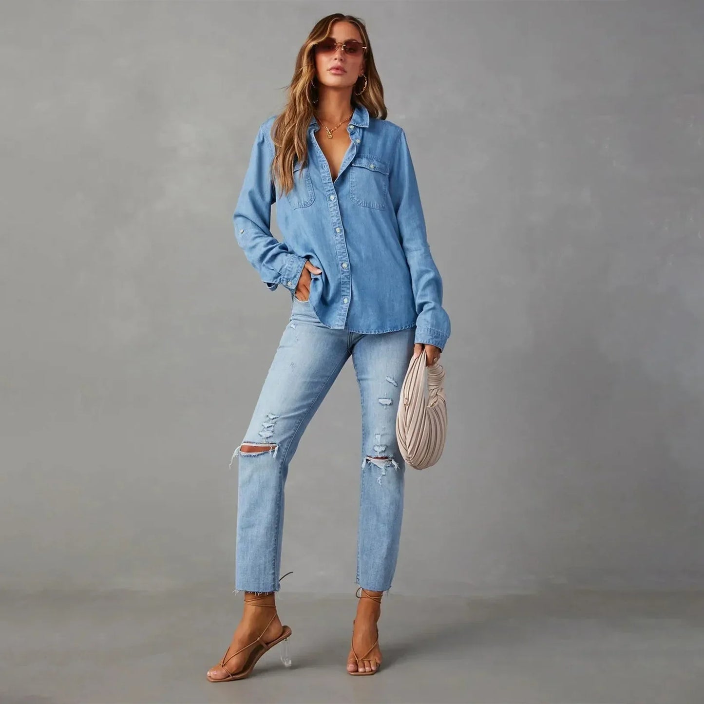 Karla® | Classic women's denim shirt