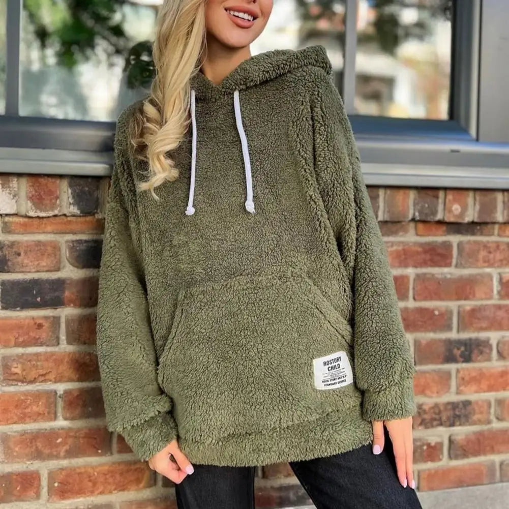 Enid | Fashionable plush hoodie