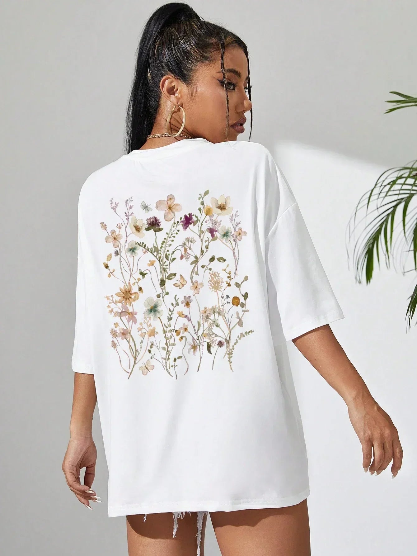 Guadalupe® | Floral women's cotton T-shirt