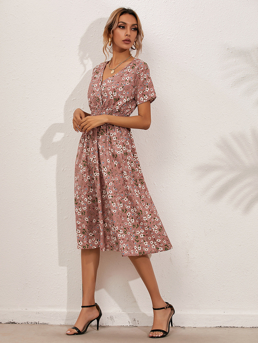 Fatima® | Women's dress with floral pattern
