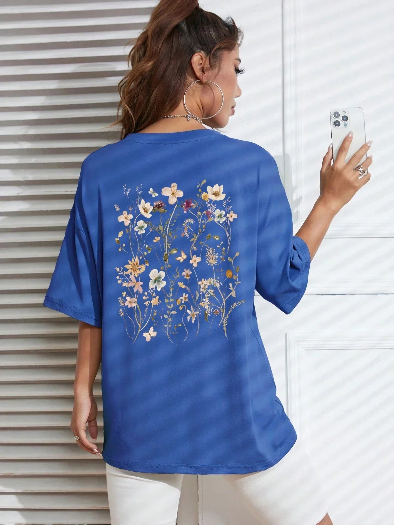 Guadalupe® | Floral women's cotton T-shirt