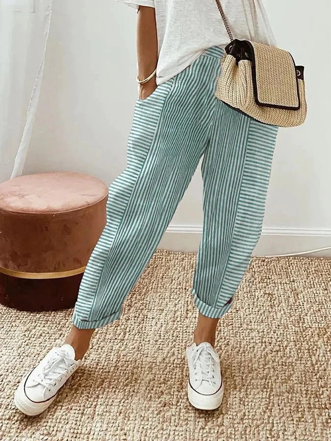 Antonella® | Striped women's trousers