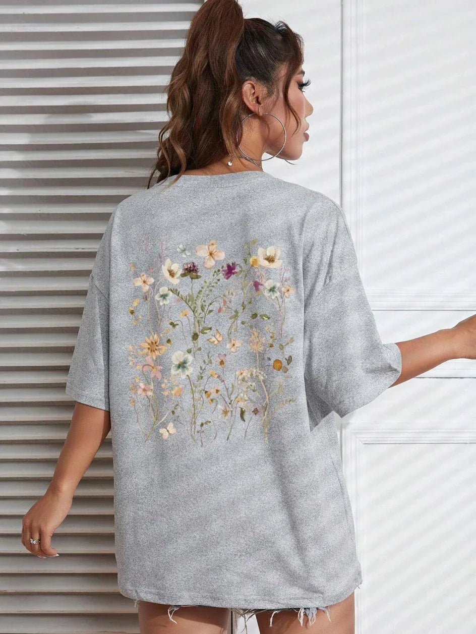 Guadalupe® | Floral women's cotton T-shirt