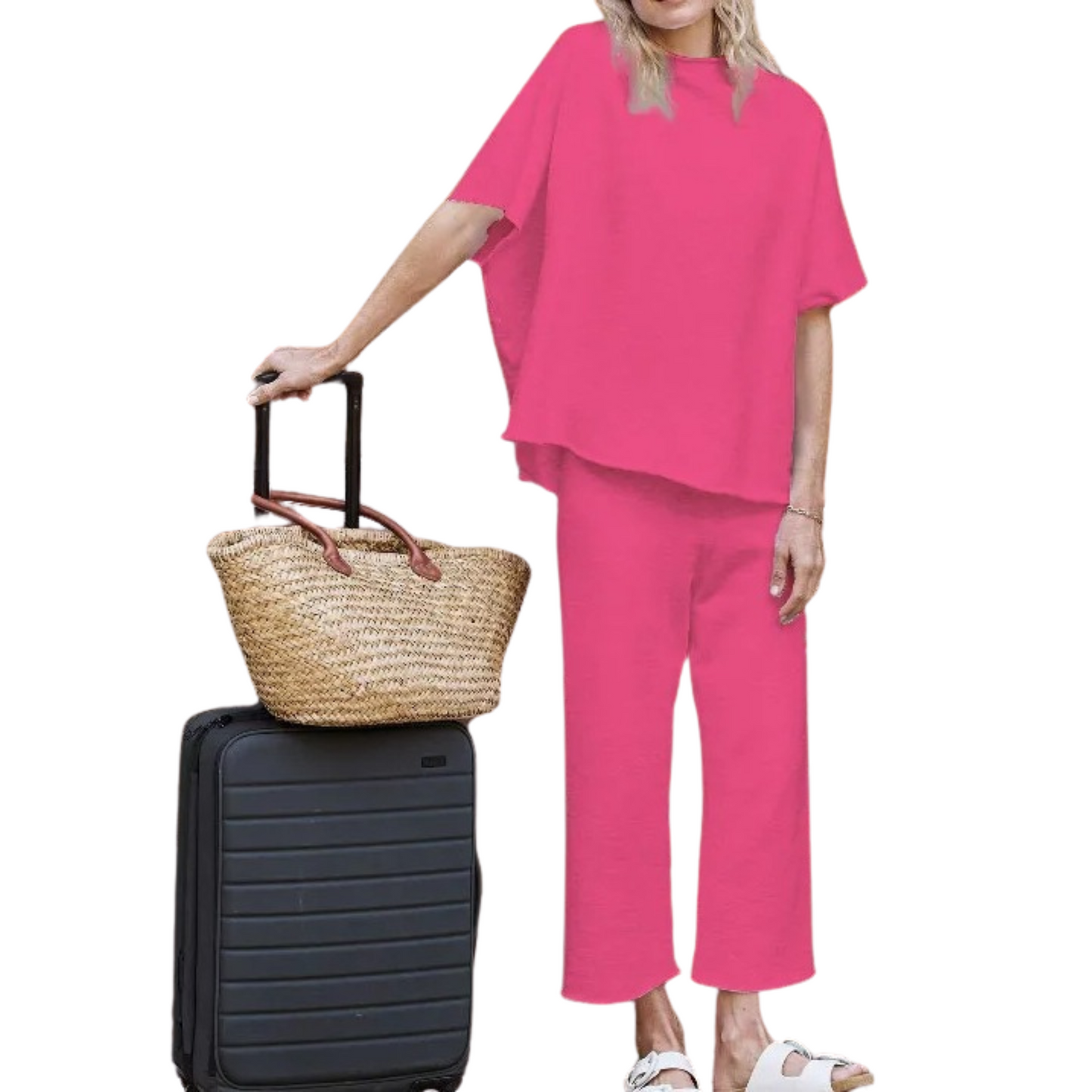 Paola® | Cozy women's loungewear set with batwing sleeves