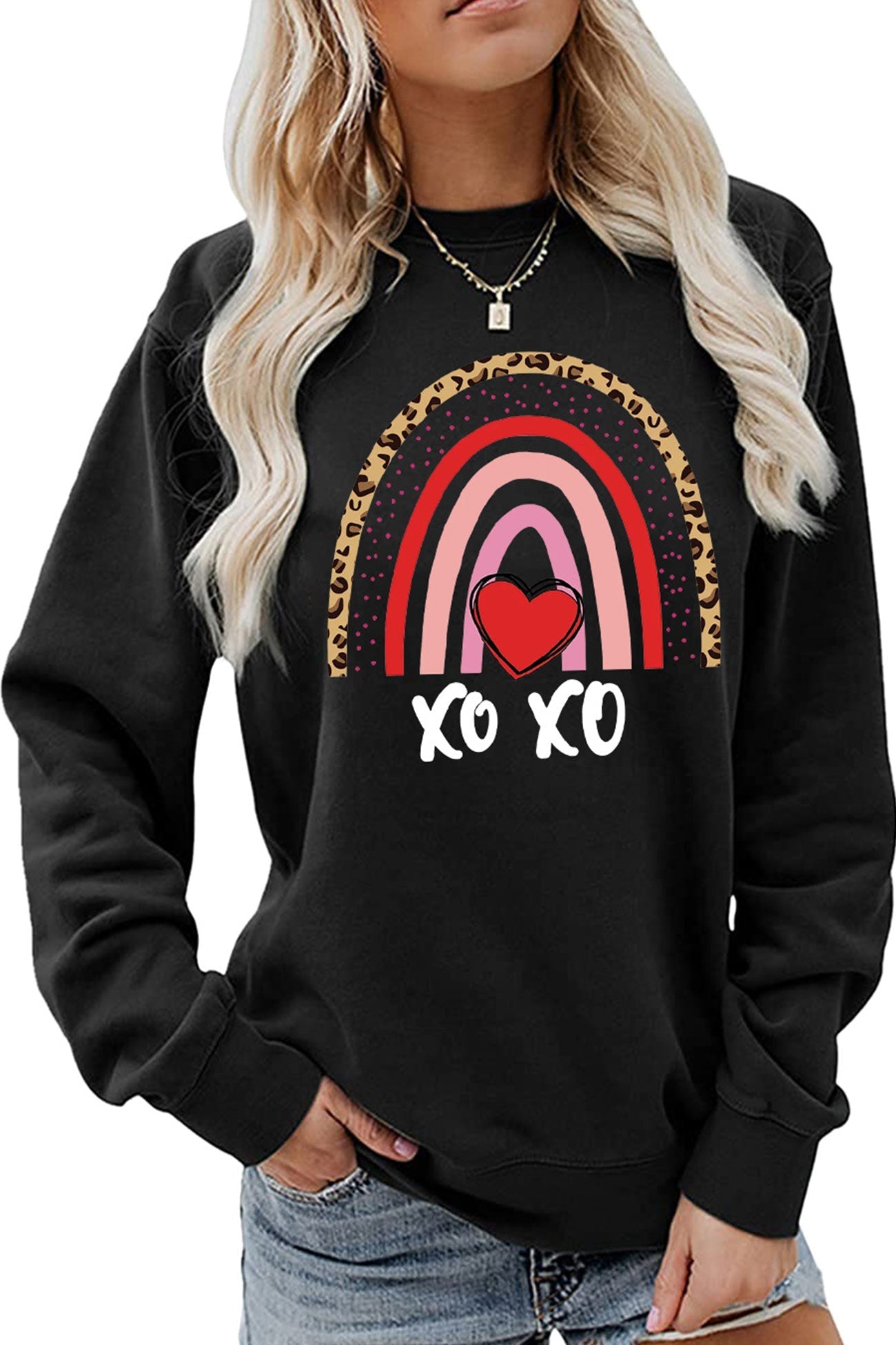 Elsa | Rainbow graphic sweatshirt