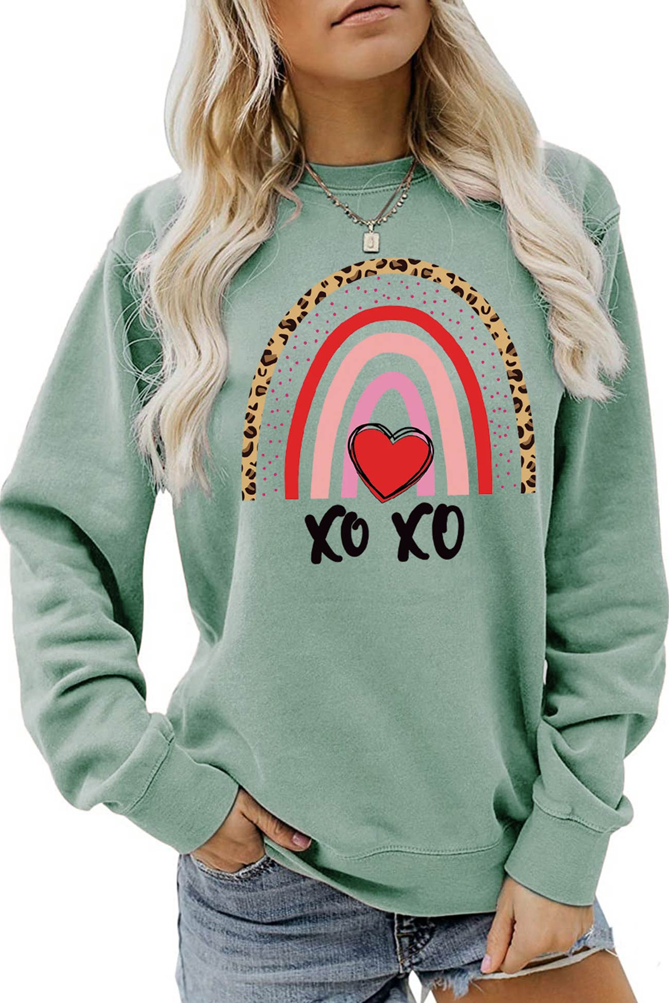 Elsa | Rainbow graphic sweatshirt