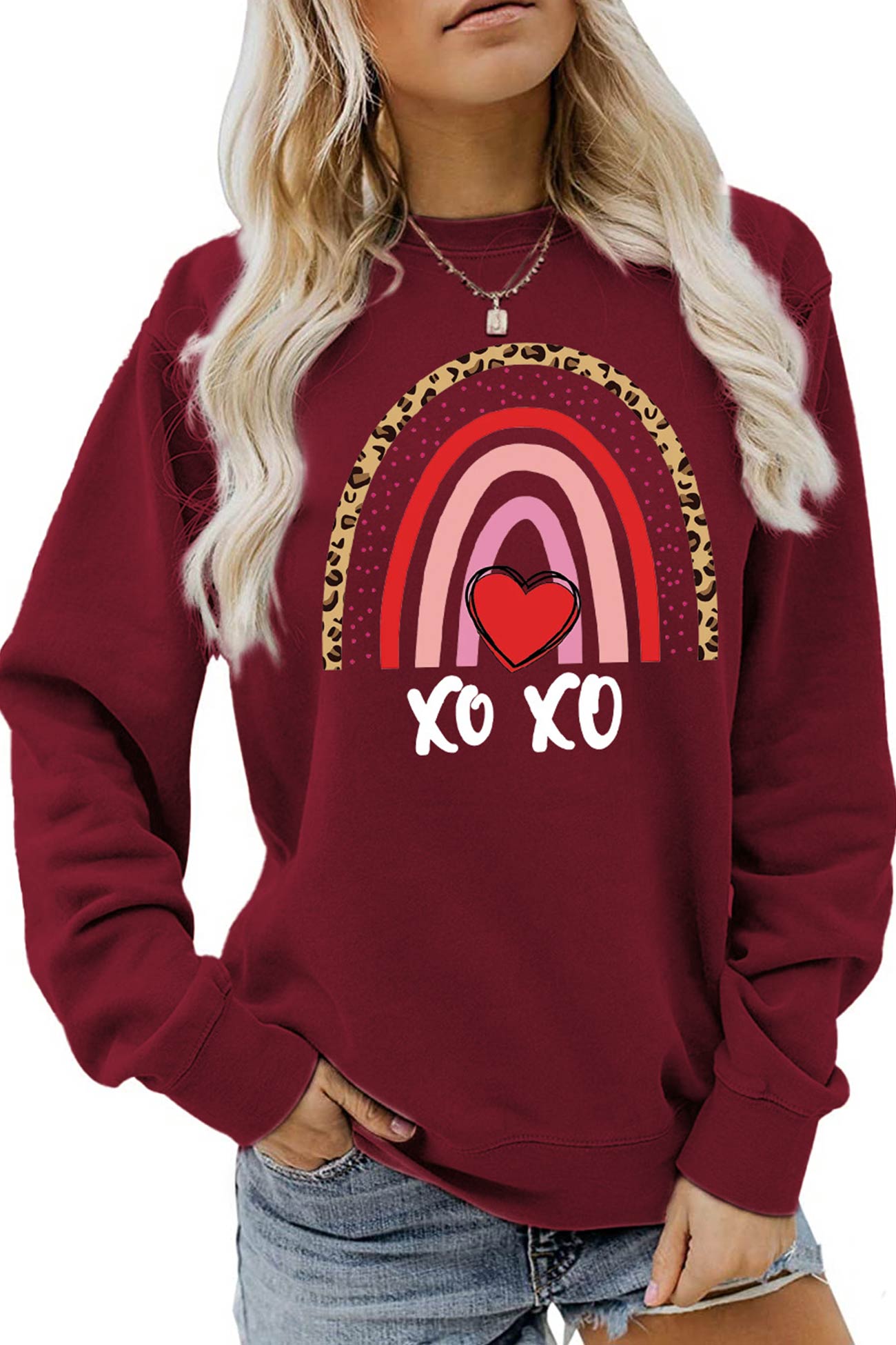 Elsa | Rainbow graphic sweatshirt
