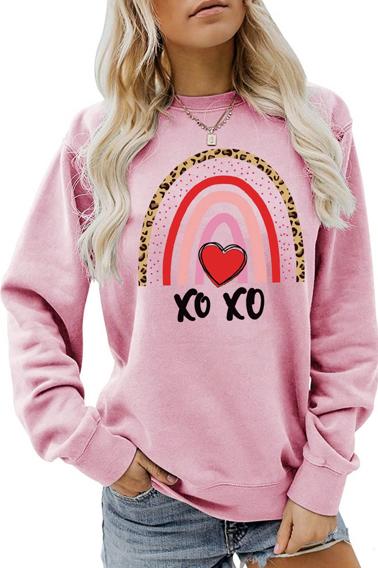 Elsa | Rainbow graphic sweatshirt