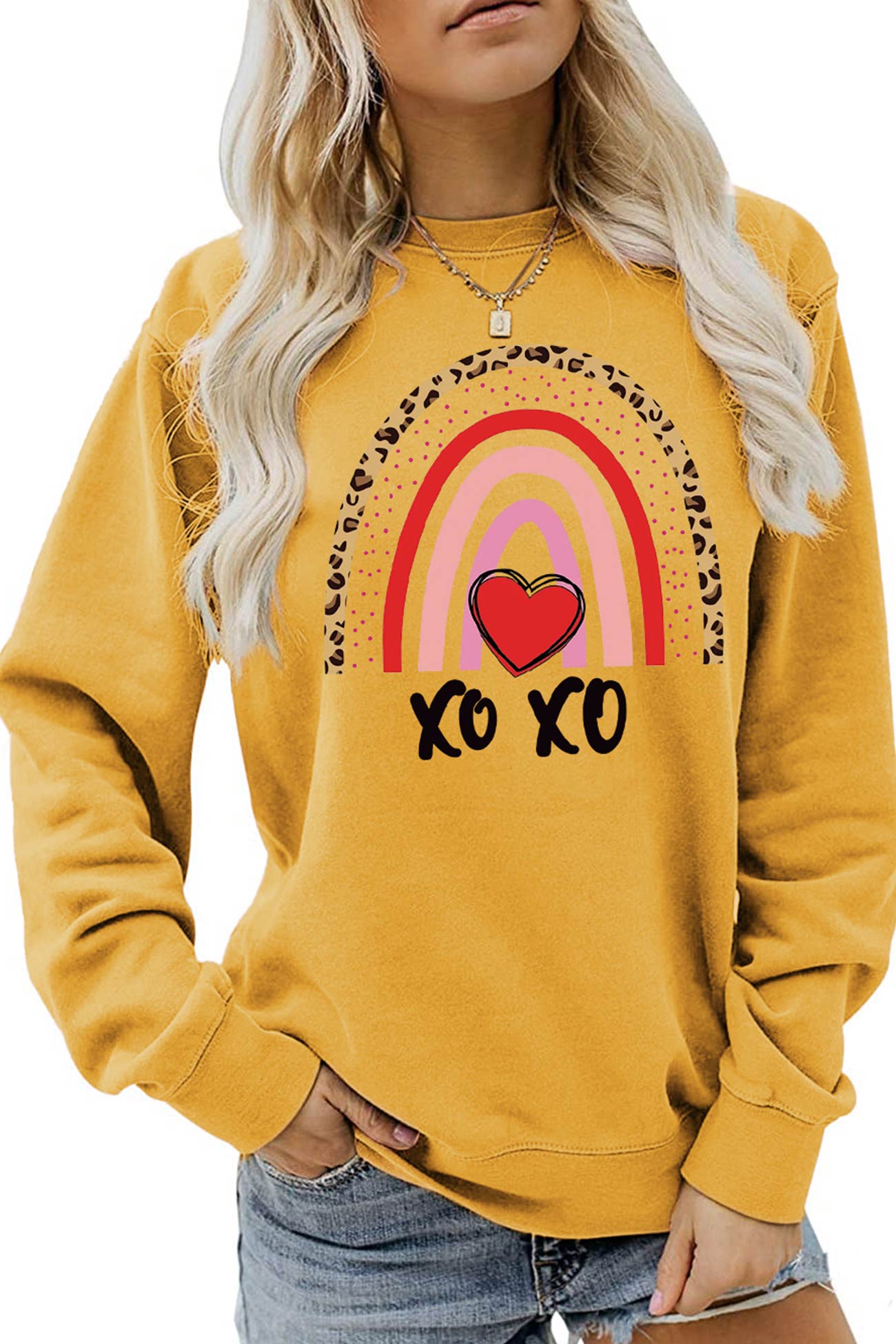 Elsa | Rainbow graphic sweatshirt