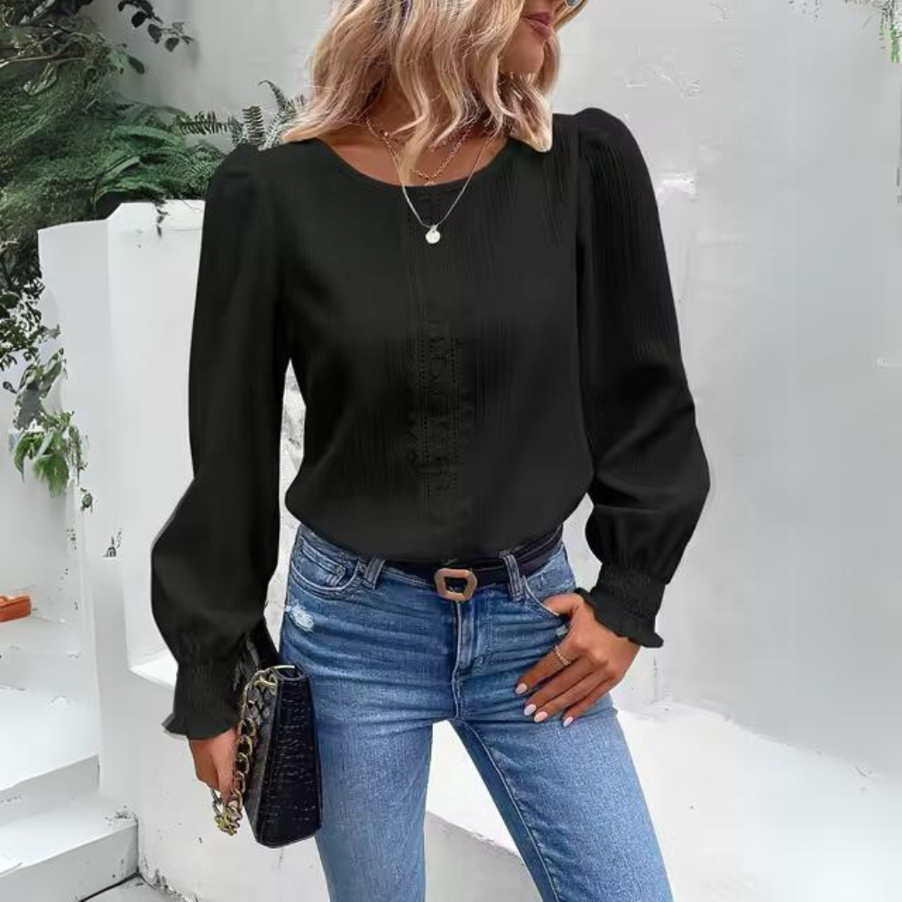 Norma | Casual blouse with sleeves