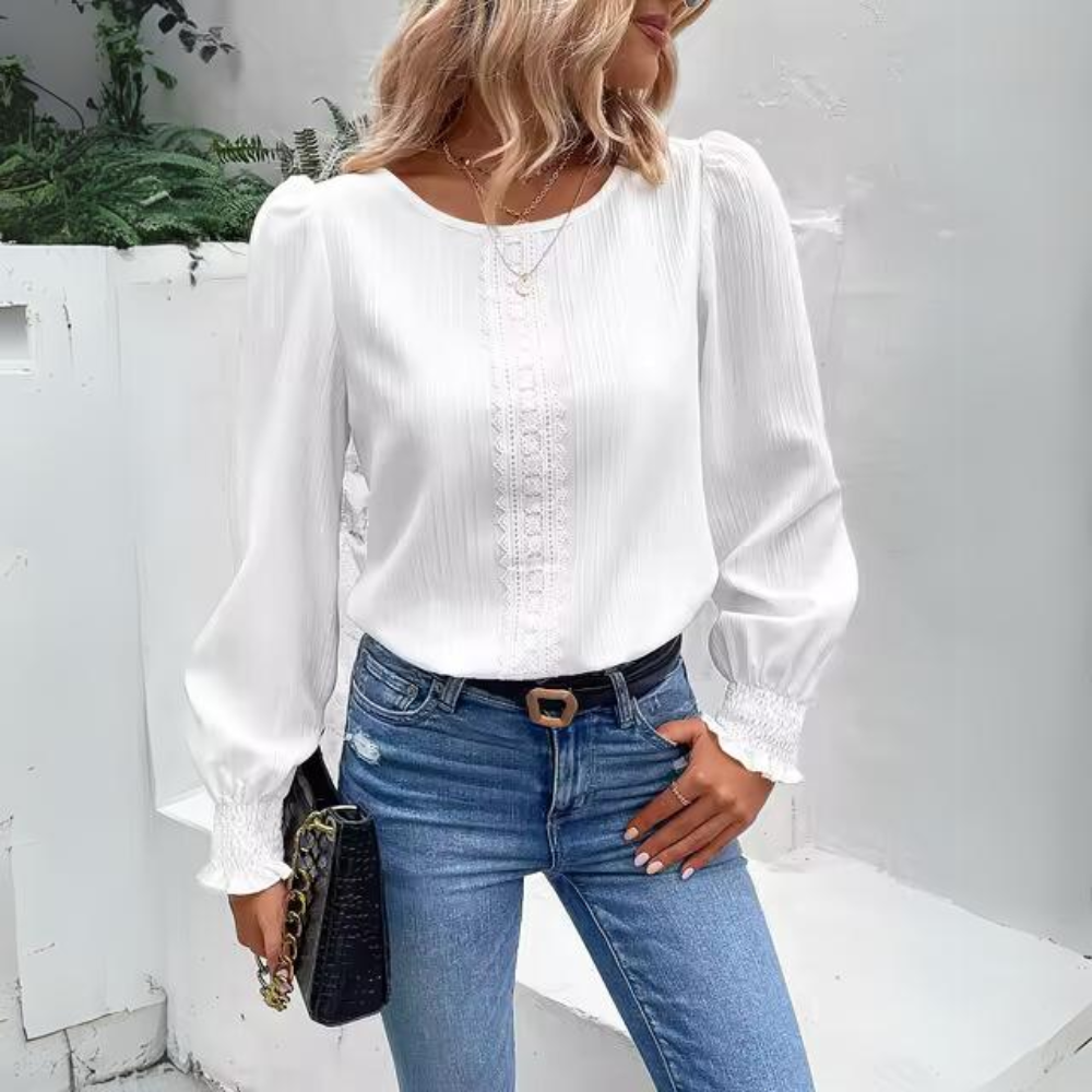 Norma | Casual blouse with sleeves
