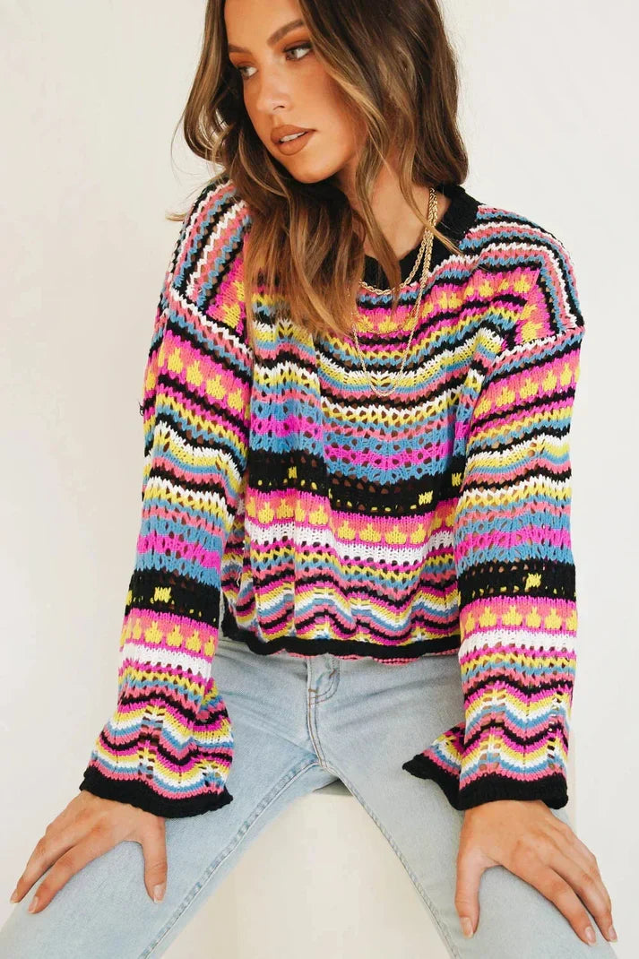 Gloria | Floral sweater fFloral sweater for womenFloral sweater for womenr women