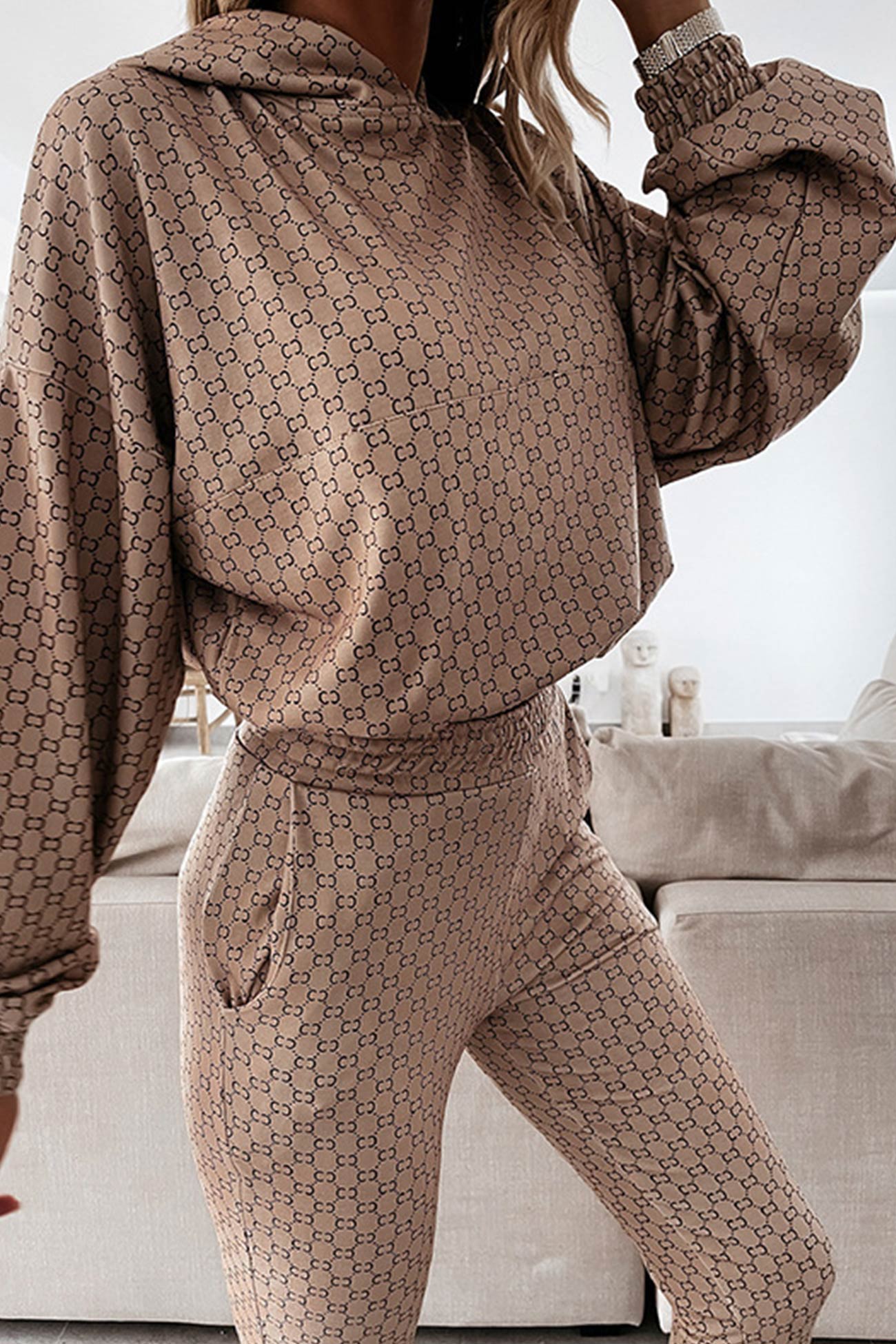 Agnieszka | Reindeer print hooded suits