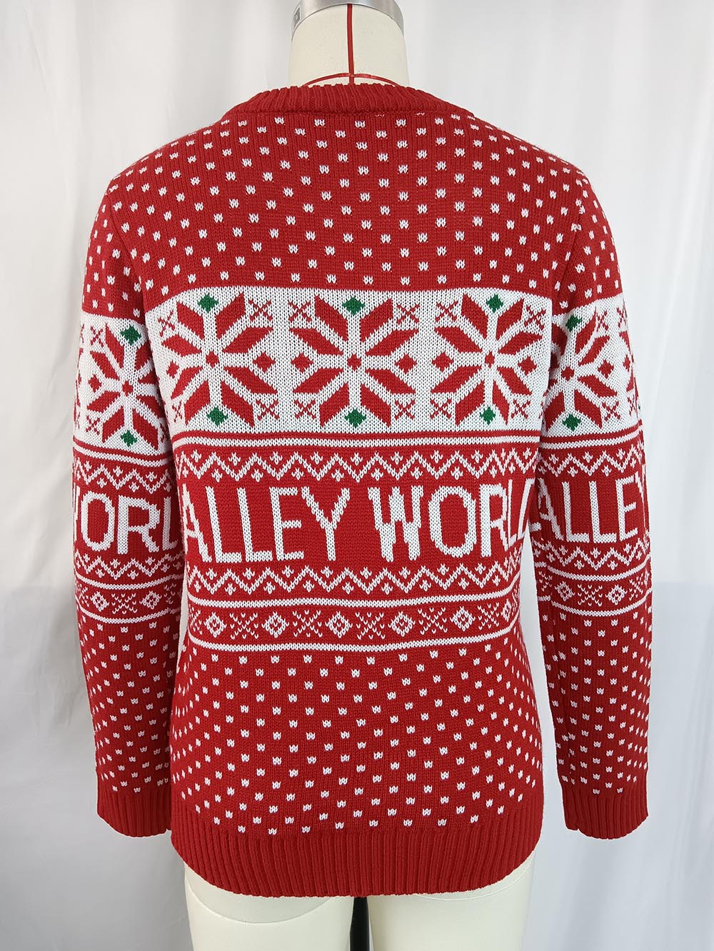 Dominique | Ugly Christmas sweater with reindeer embroidery