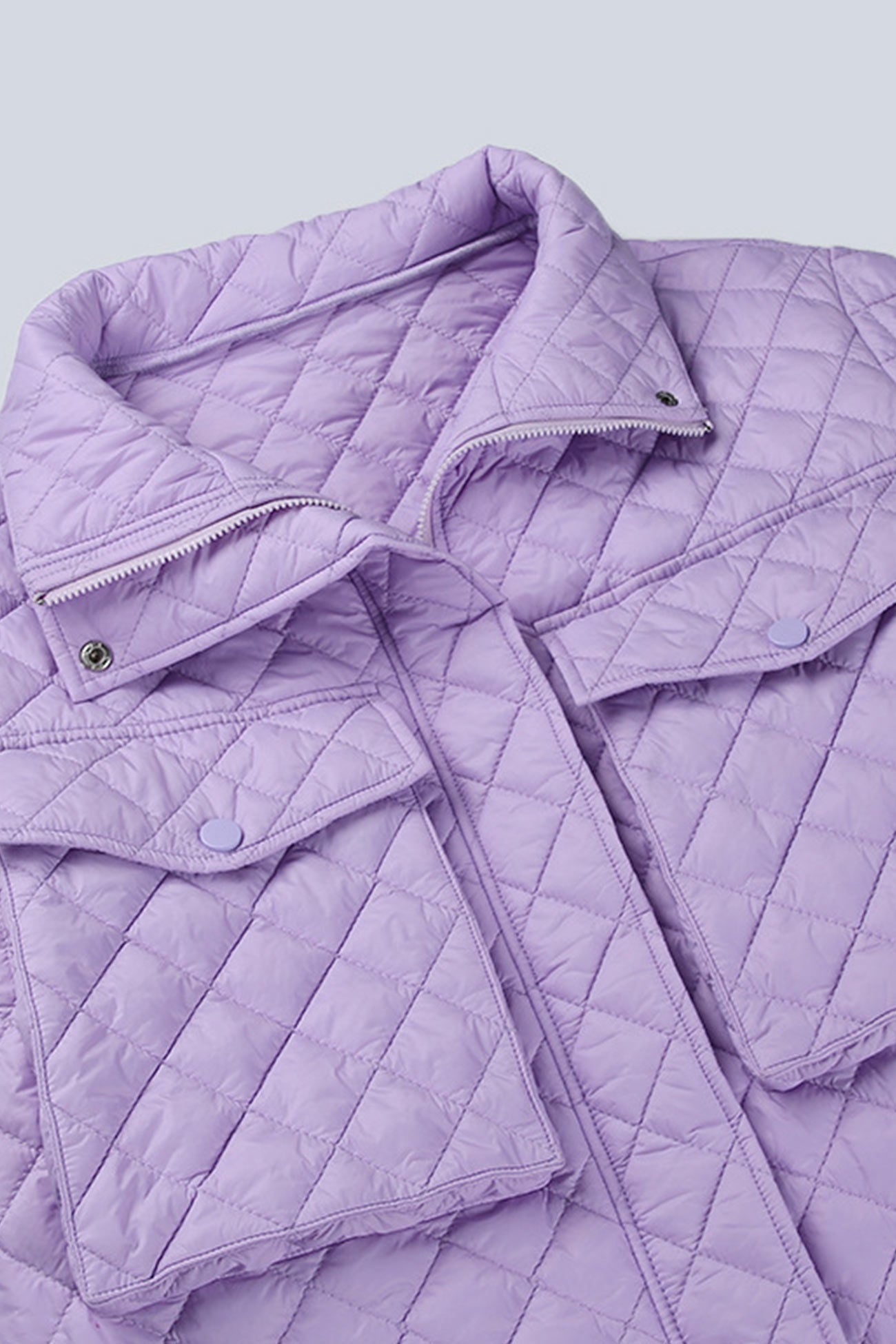 Flavia | Rhombus jacket with zip pockets