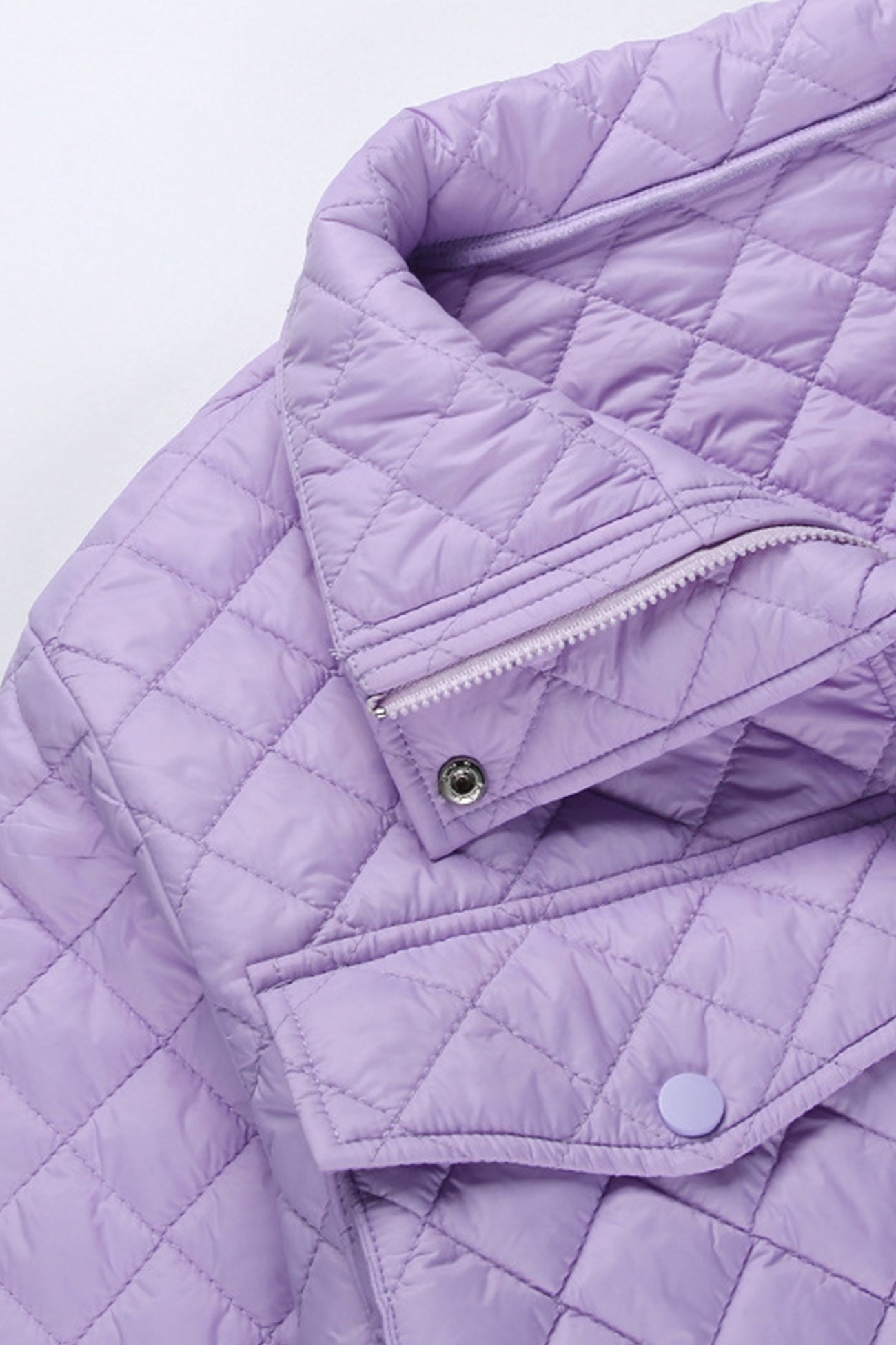 Flavia | Rhombus jacket with zip pockets