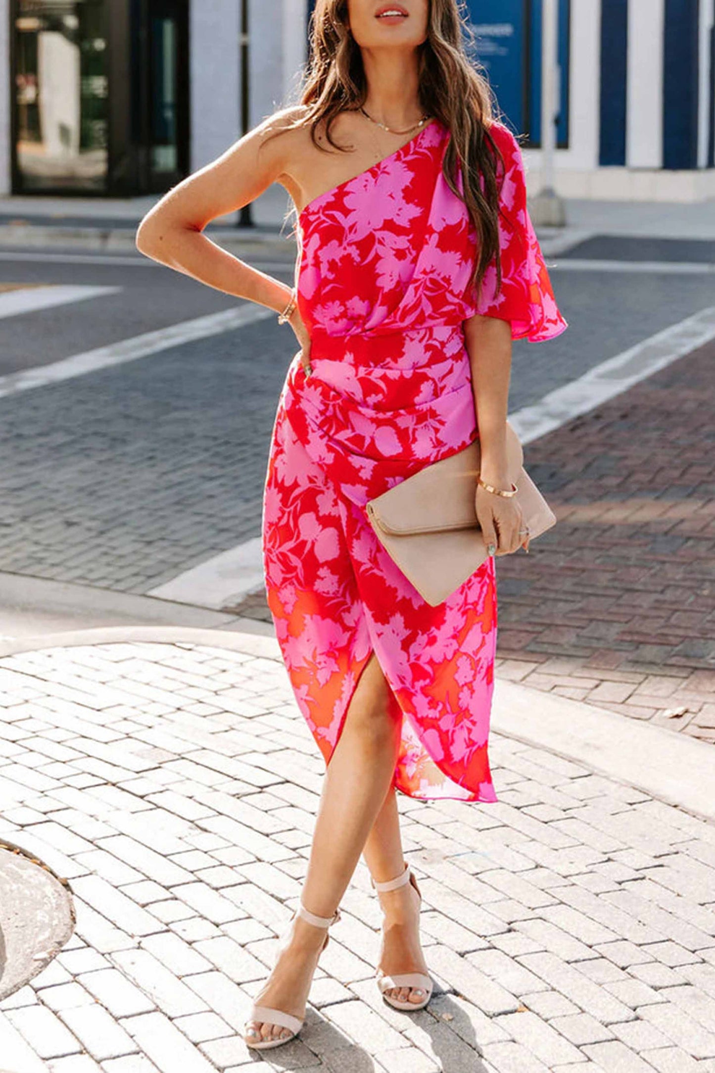 Patricia® | One-Shoulder Midi Dress