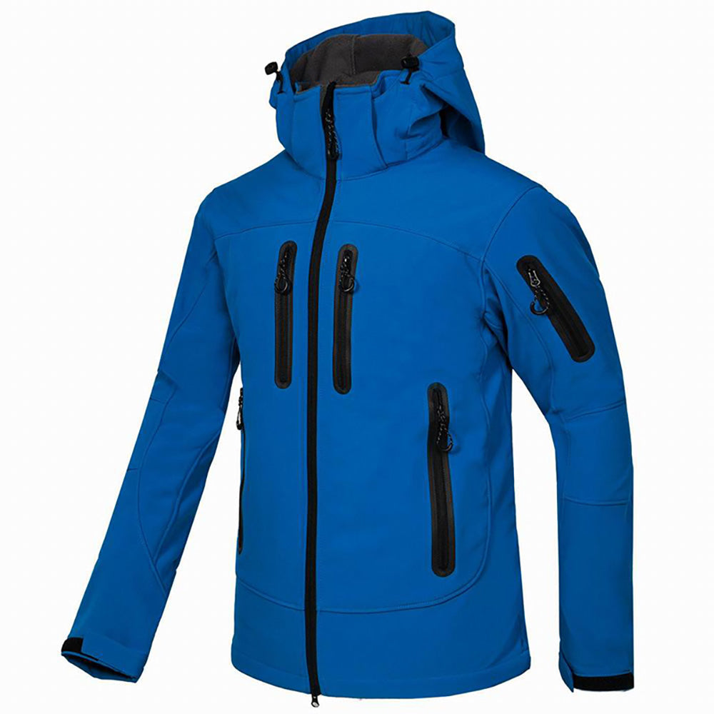 Percy | Men's Full Zip Hooded Jacket