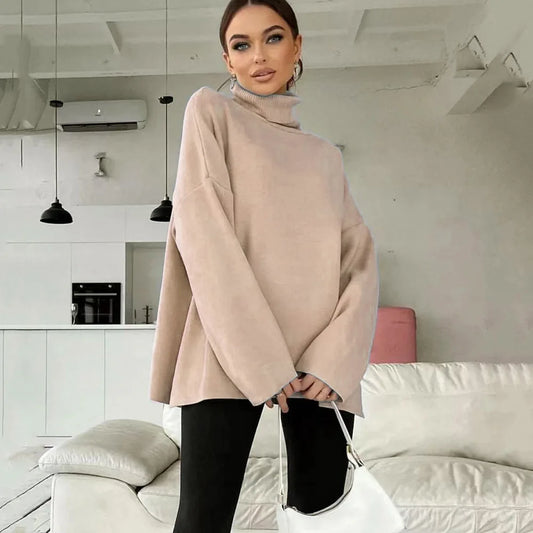 Salomé | Knitted basic top knit sweater for winter