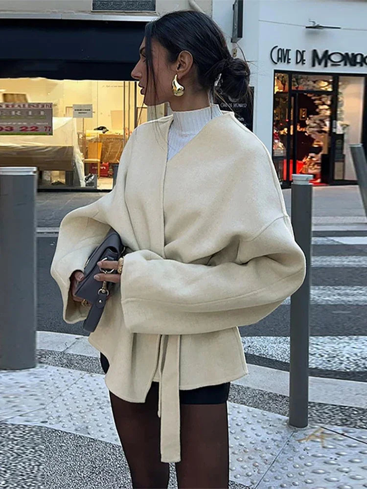 Romina | Warm vintage short coat for women