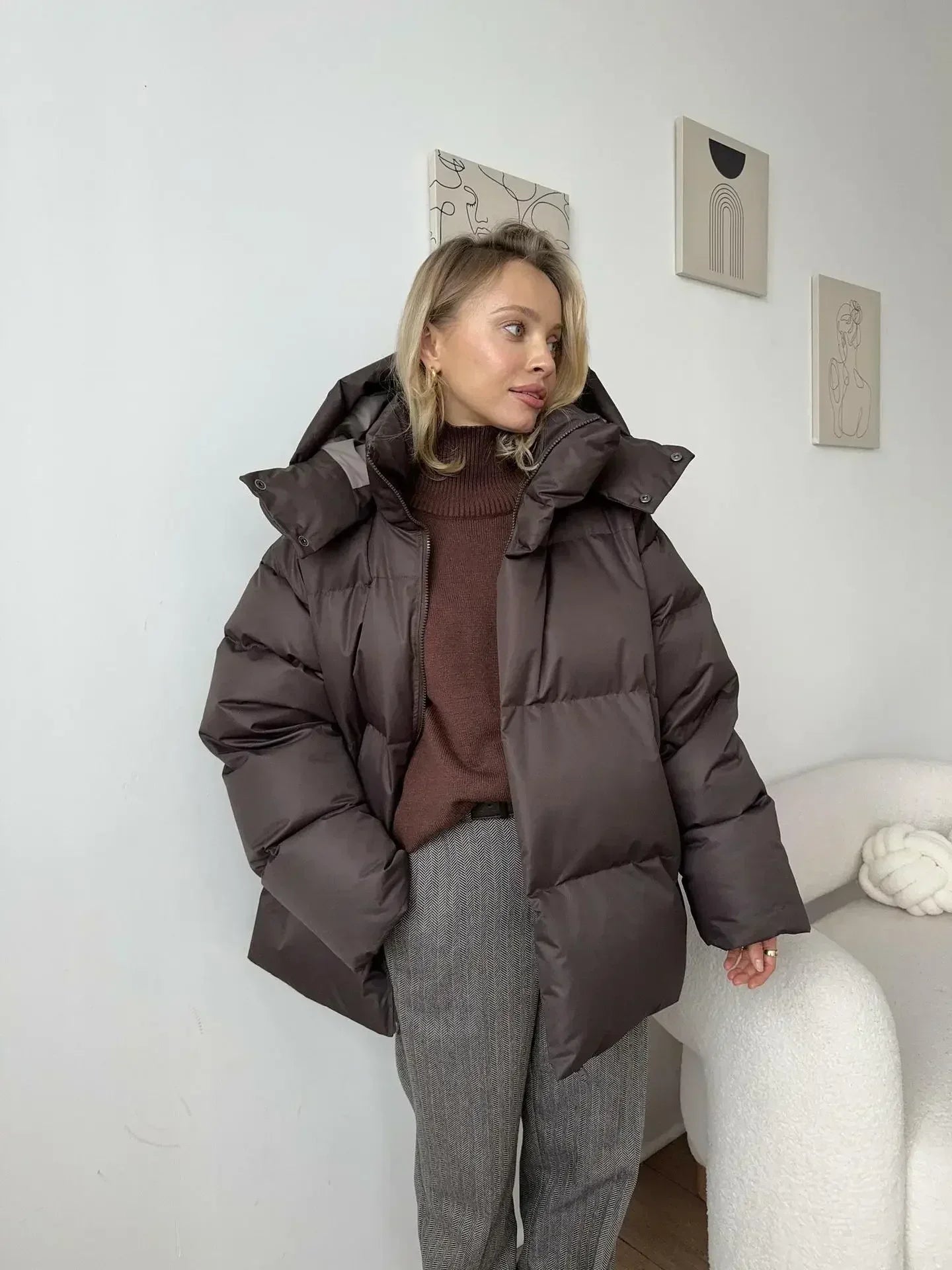 Viviana | Women's coat in American retro street style