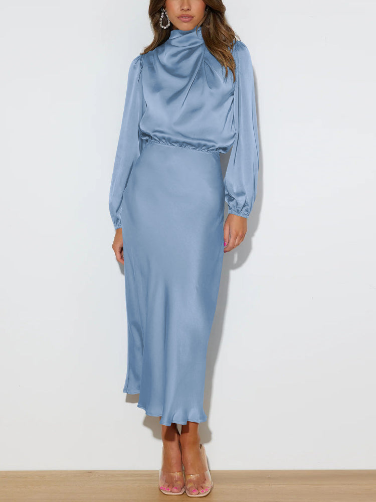 Rebeca® | Long Satin Dress