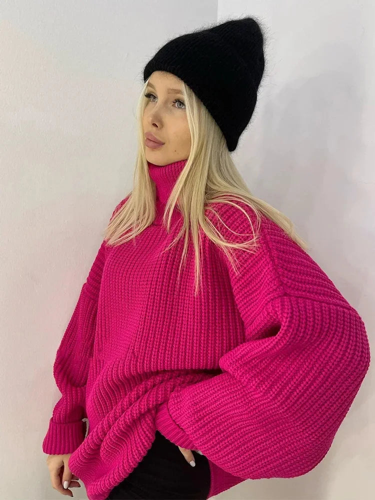 Thalia | Warm knitted sweater for women for autumn and winter