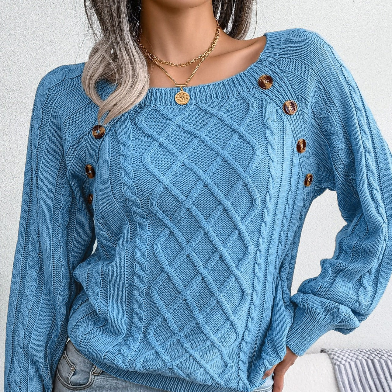 Ela | Elegant knitted sweater for women