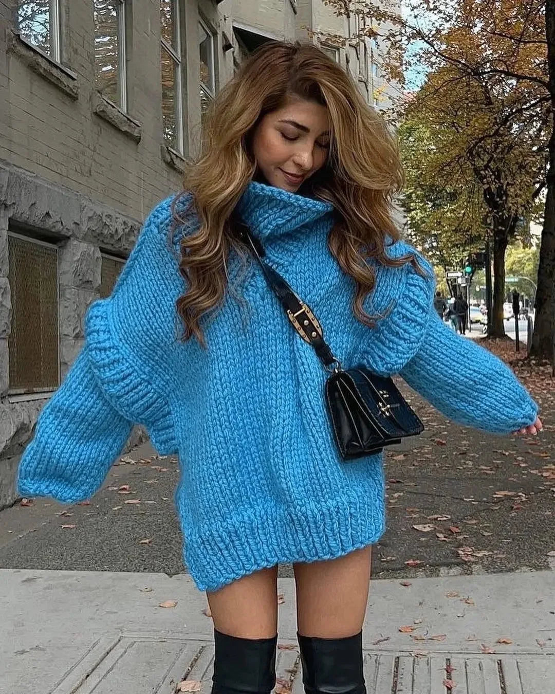 Esther | Stylish knitted winter jacket for women
