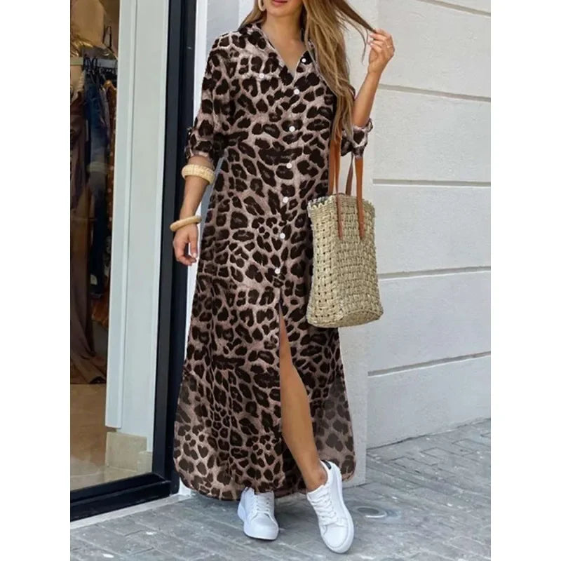Rafaela® | Women's leopard print midi dress