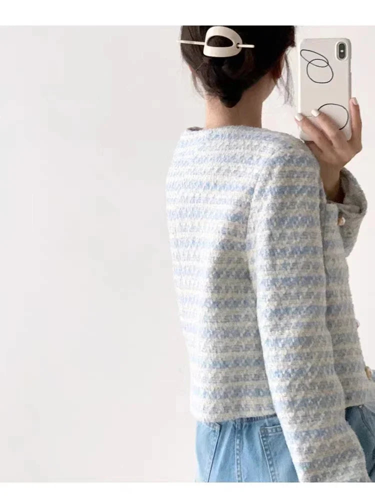 Nicol | Casual tweed short coat for women