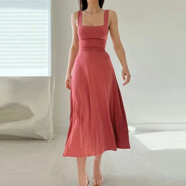 Ingrid® | Elegant Dress With Square Neckline