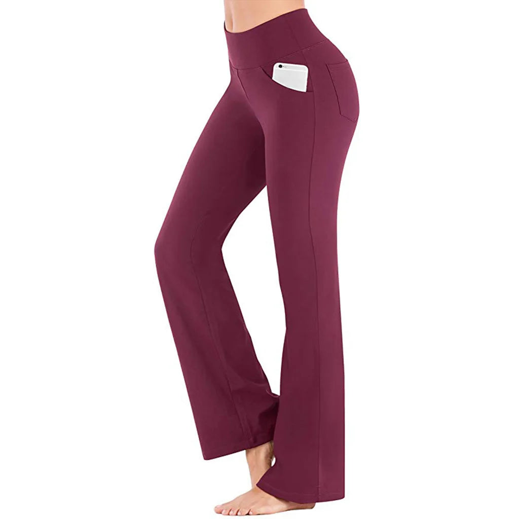 Valentina® | High Waist Stretchy Flared Trousers