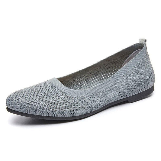 Marcela® | Gray Orthopedic Ballerinas