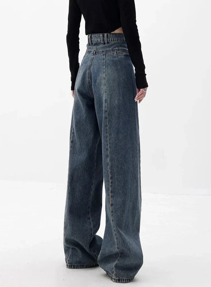 Salome® | High-waisted wide-leg jeans for women