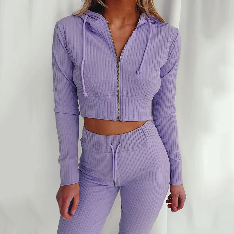 Miriam | Modern long sleeve slim set for women