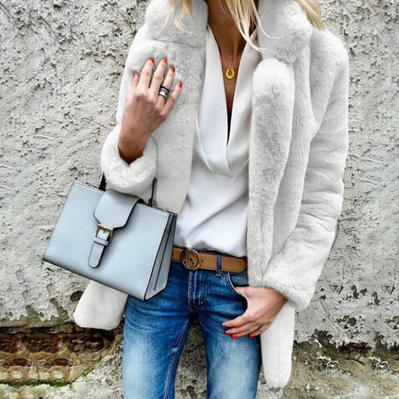 Diana | Fluffy winter coat for women