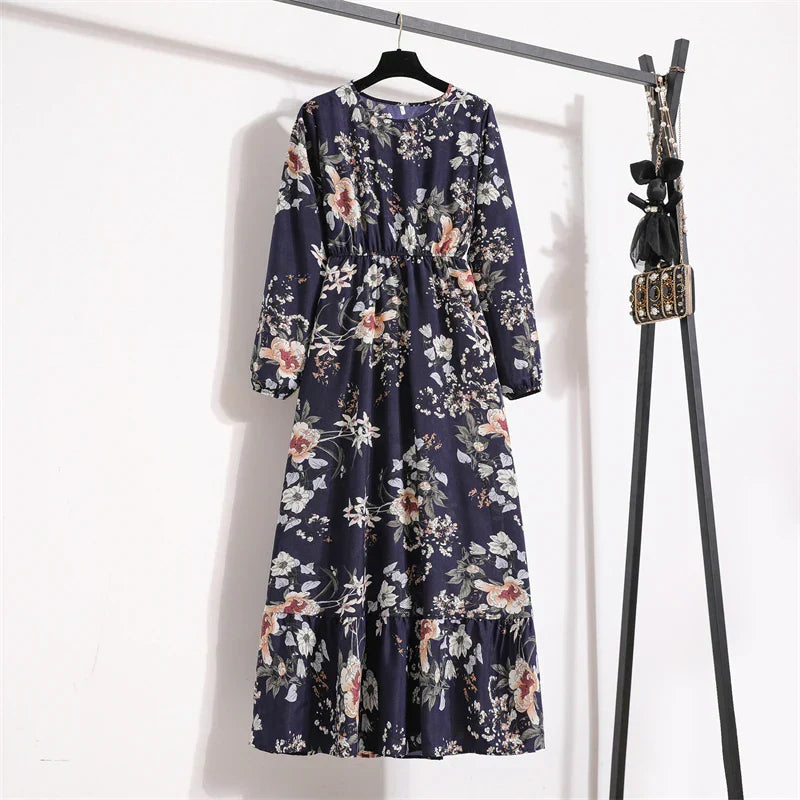Erin® | Elegant Floral Long Dress For Summer