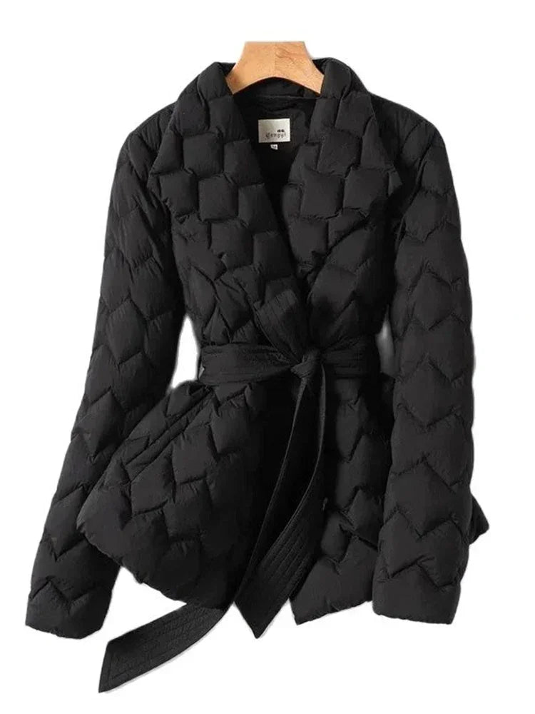 Helga® | Doudoune elegant with belt