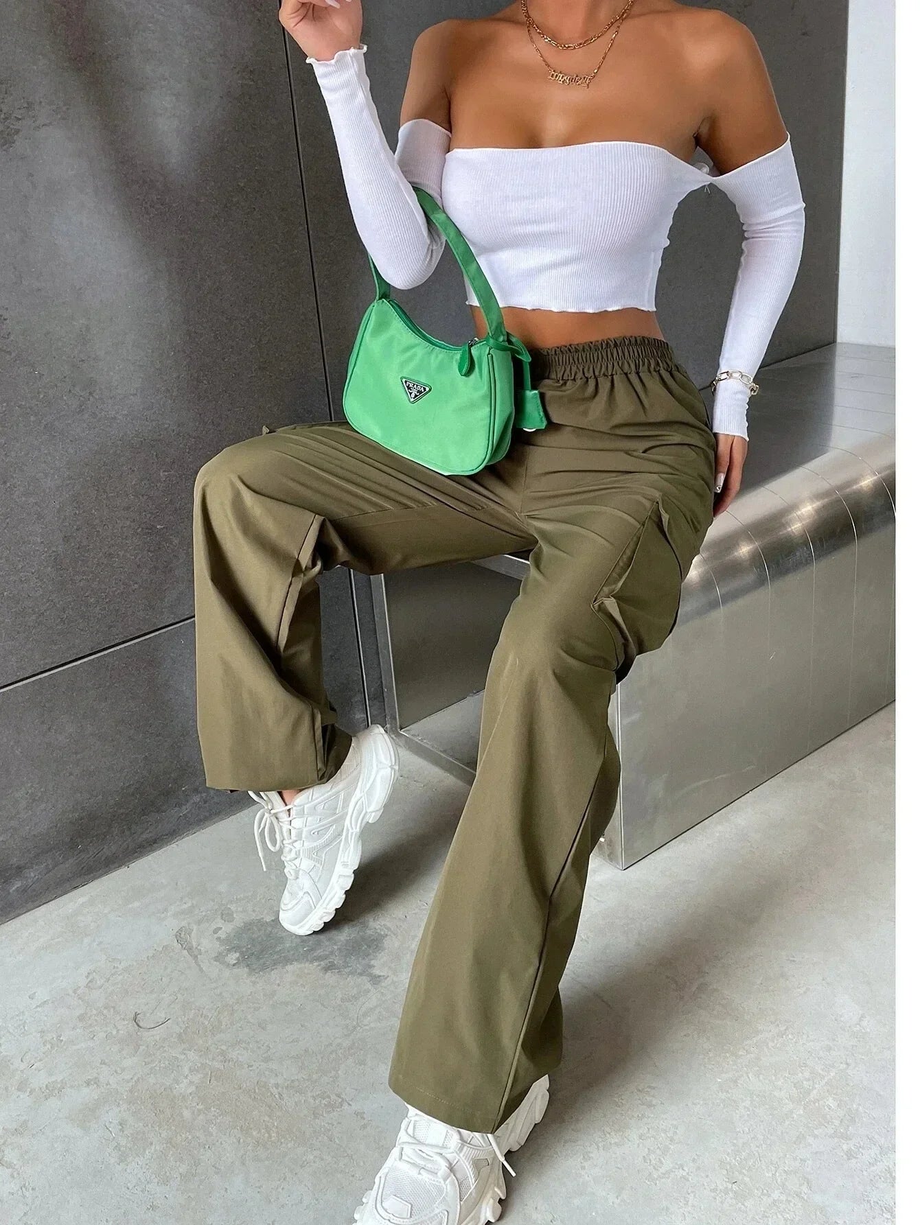 Bertina® | Women'S Baggy Joggers With A High Waist