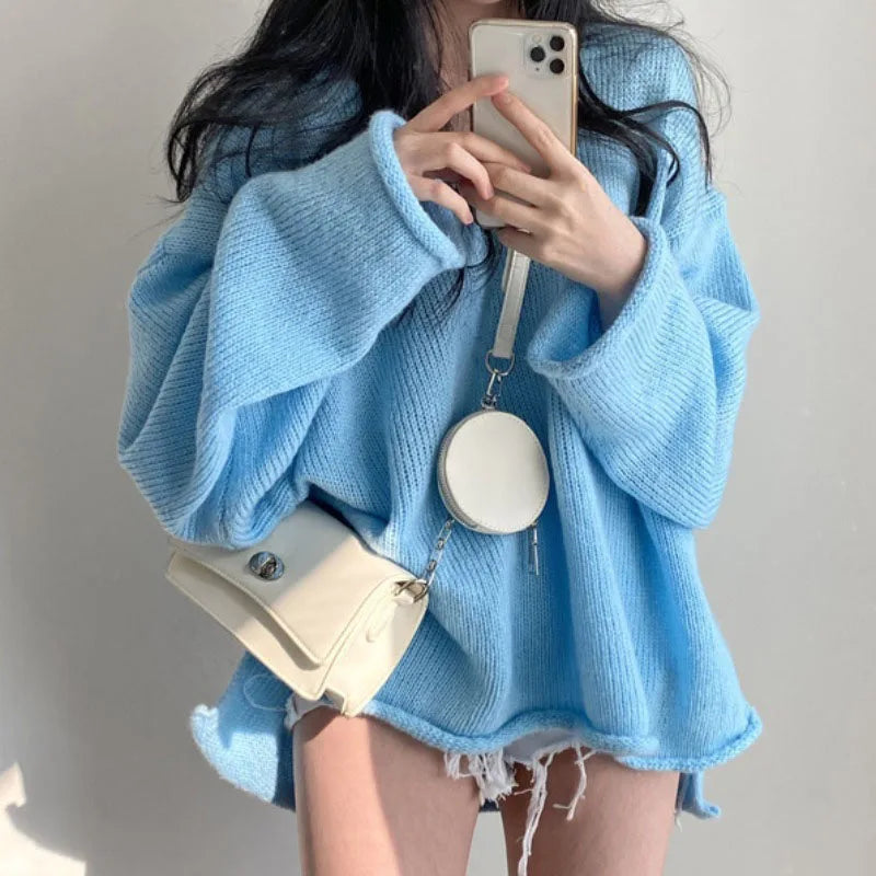 Silvia | Retro sweater with a loose V-neck