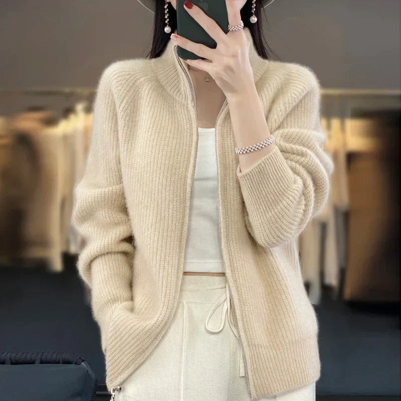 Teresa | Women's Zip-Up Sweater Jacket