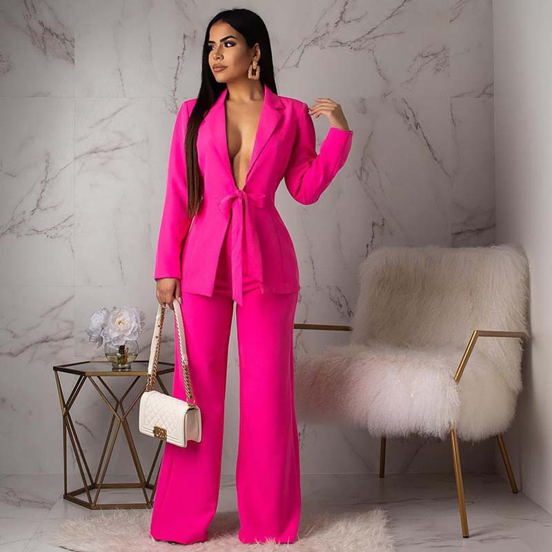 Stephanie® | Blazer Two Piece Set