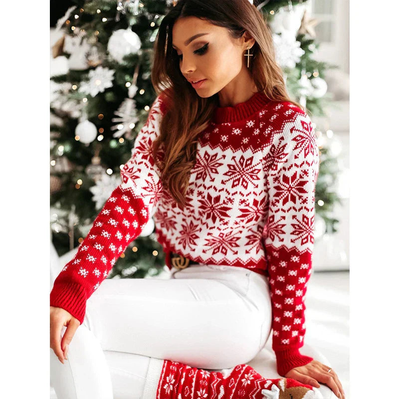 Renata | Liliana Christmas sweater with a snowflake motif